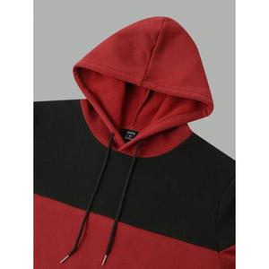 ผลิตเสื้อฮู้ดดี้ผู้ชายแบบกำหนดเอง พิมพ์โลโก้ ขนาดใหญ่ ผ้าฝ้าย สีสันสดใส เสื้อกันหนาวผู้ชาย เสื้อฮู้ดดี้เรียบง่าย เสื้อฮู้ดดี้แบบสวมหัวสำหรับผู้ชาย - Product Image 3