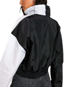 Chaqueta Cortavientos de Nailon para Mujer, con Logotipo Personalizado, Deportiva, de Dos Tonos, Impermeable y Transpirable - Product Image 6