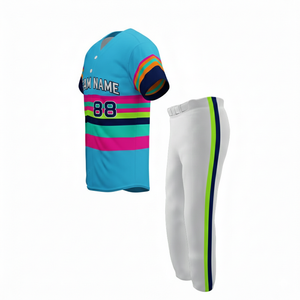 Ensemble uniforme de baseball personnalisé OEM 2026, respirant, 100 % polyester, séchage rapide, tenue d'équipe unisexe, maillot et short, vente en gros - Product Image 6