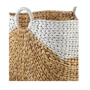 Cesta de Lavandería Tejida de Jacinto de Agua de Alta Calidad, Organizador de Almacenamiento para el Hogar, Duradero y Hecho a Mano - Product Image 2