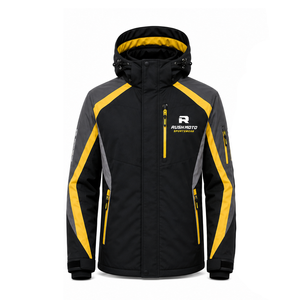 Nouvelle tenue de moto pour homme, vêtements chauds pour la randonnée, combinaison imperméable d'hiver, veste de motocross anti-chute avec protections - Product Image 1