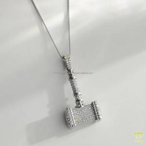 Designer Tool Jewelry Pendant With Luxury Streetwear Hip Hop Style And Iced Out Finish - Product Image 5