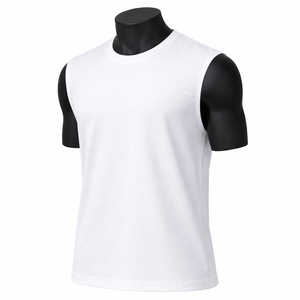 Débardeur sans manches blanc personnalisé de haute qualité, col rond, tricoté, style décontracté, vêtements de fitness pour hommes - Product Image 3