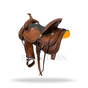 Western Trail Saddle Horse Riding Saddle Equestrian <b>Equipment</b> - Product Image 4