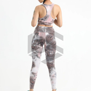 Conjunto de Yoga de Alta Elasticidad, Nuevo Estilo, Algodón, Precio Económico, Secado Rápido, Ropa Deportiva para Mujer, Conjunto de Yoga de 2 Piezas, Hecho en Pakistán, para Chicas - Product Image 4
