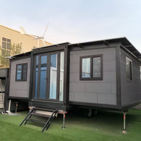 Maison conteneur extensible personnalisable et mobile de 20 ou 40 pieds, avec 2, 3 ou 4 chambres, 1 salle de bain, cuisine et terrasse