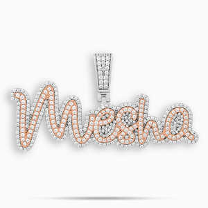 Collar con Colgante de Letra Personalizada y Cadena Tennis, Plata de Ley 925, Estilo Hip Hop - Product Image 4