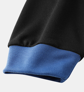 Sudadera Casual Personalizada para Hombre, Cuello Redondo, Tejido de Punto, Manga Larga, Color Sólido, Puños Acanalados - Product Image 4