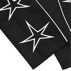 Pantalones de chándal Y2K extragrandes para hombre, estilo holgado, de pierna ancha, con ribetes, estilo streetwear, tipo paracaídas - Product Image 4