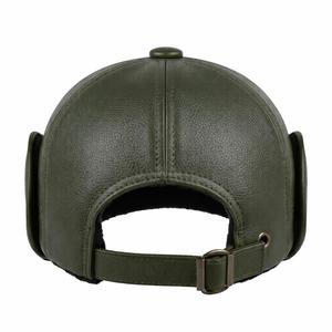 Casquette en cuir Active Outdoors avec logo personnalisé, haute qualité, ajustement sûr, matière respirante, pour la salle de sport, l'entraînement quotidien, casquette en cuir pour adulte - Product Image 2
