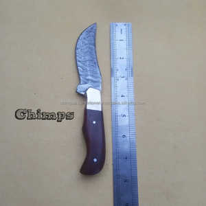 Cuchillo de Hoja Fija para Caza y Camping al Aire Libre, Acero de Damasco, Mango de Madera, Hoja de Cambio Rápido, Cuchillos OEM de Grado Industrial - Product Image 3