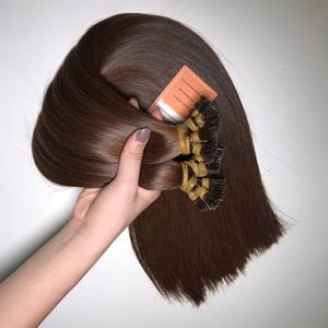 Vietnamien 100% Remy naturel kératine I conseils Double dessiné 1g/1Tip matière première prix usine vente en gros-haute Extensions de cheveux humains - Product Image 3