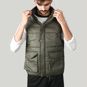 Mens Casual Waistcoat Gilet Sleeveless Lightweight Thermal Warm Outdoor <b>Winter</b> Bodywarmer Custom Wholesale Apparel Manufacturer - Product Image 1
