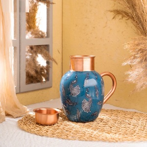 Carafe en cuivre à double paroi, élégante et luxueuse, imprimée, écologique, pour un usage quotidien, qualité garantie - Product Image 1