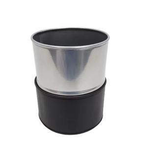 กระถางโลหะแบบ 2 ชิ้น ดีไซน์โดดเด่นสำหรับตกแต่งบ้าน วางบนโต๊ะ ใช้ได้ทั้งภายในและภายนอก ผลิตด้วยมือ จำหน่ายจำนวนมาก ตกแต่งสวน - Product Image 4