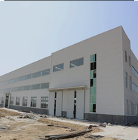 Edificio de Estructura de Acero Personalizado Utilizado como Taller o Almacén, Estructura de Portal, Edificio Metálico Rentable