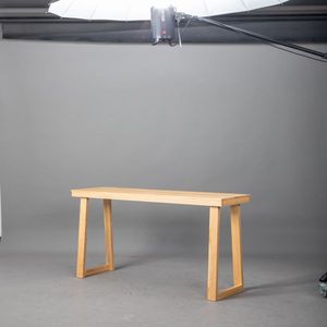 Consolle in Legno Massello da 43,3 Pollici per Ingresso, Tavolo Stretto per Divano, Arredamento per Corridoio e Soggiorno - Product Image 4