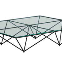 Table basse en verre artisanale sur mesure fabriquée au Vietnam, table basse provenant d'un fabricant vietnamien