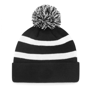 Unisex Acrylic Beanie <b>Hat</b> Solid Color Ribbed Knit Winter <b>Cap</b> Casual Style for Adults 56-58CM Head Circumference - Product Image 2