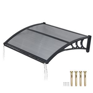 Tende da Sole per Porte e Finestre Esterne 30 X 39 Pollici con Staffa di Drenaggio in ABS, Protezione da Pioggia, Neve e Sole, Finitura Rivestita - Product Image 1
