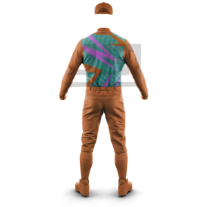 Uniforme de baseball personnalisé imprimé sur mesure, respirant, antibactérien, maillot de sublimation, pantalon assorti, adultes - Product Image 2