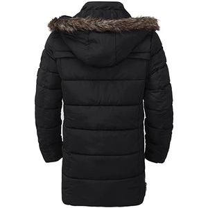 Parka d'hiver réversible de haute qualité pour homme, imperméable, à capuche, chaud, décontracté, grande taille, veste de sport longue, vente en gros - Product Image 5