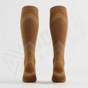 Chaussettes de compression unisexe pour mollets, professionnelles, réfléchissantes pour la nuit, hauteur genou, couleur personnalisable, équipement de course et d'athlétisme sécurisé - Product Image 2