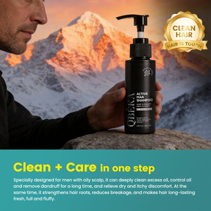 Shampoo capillaire naturel à base de plantes pour hommes, formule hydratante antipelliculaire pour les soins capillaires quotidiens des hommes - Product Image 2