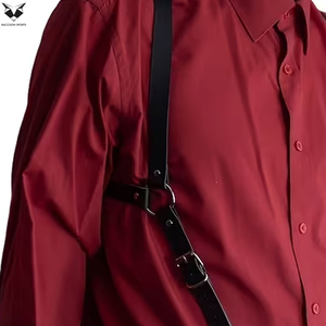 PU <b>Leather</b> Body <b>Harness</b> Adjustable Shoulder Suspenders Durable Comfortable Strong Buckles High Quality Gothic Punk Streetwear - Product Image 3