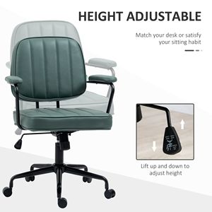 Sedia da ufficio ergonomica Boss con base in nylon e inclinazione reversibile verde - Product Image 4