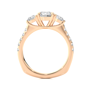 Anillo de Diamantes de Corte Redondo de Nuevo Diseño, Certificado VS1, Joyería de Diamantes al por Mayor, Anillo de Diamantes Cultivados en Laboratorio de 1.55CT para Mujer - Product Image 2
