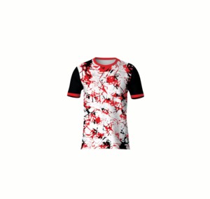 เสื้อยืดเปล่าแบบสปอร์ตสำหรับผู้ชายและผู้หญิง ผ้าเจอร์ซีย์โพลีเอสเตอร์ 100% พิมพ์ลายดิจิทัลตามสั่ง แขนสั้น เป็นมิตรกับสิ่งแวดล้อม - Product Image 1