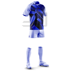 Kit de rugby personnalisé professionnel, maillot sublimé, short, broderie 3D, antibactérien, coupe-vent, évacuation de l'humidité, léger - Product Image 3