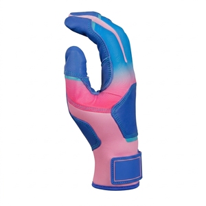 ถุงมือเบสบอลหนังพรีเมียมสำหรับผู้ตีเบสบอลมือขวา แบบเต็มนิ้ว ระบายอากาศได้ดี กันลื่น ปรับขนาดข้อมือได้ เหมาะสำหรับการฝึกซ้อม - Product Image 4