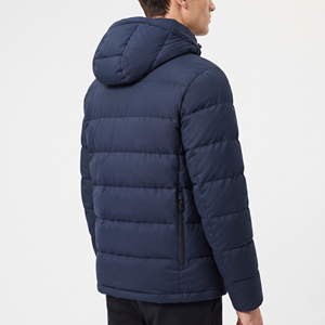 Men Regular Fit Winter Puffer <b>Jacket</b> Hooded Quilted <b>Warm</b> Full Zip Padded Coat Casual Outdoor <b>Jacket</b> Custom Logo Design - Product Image 3