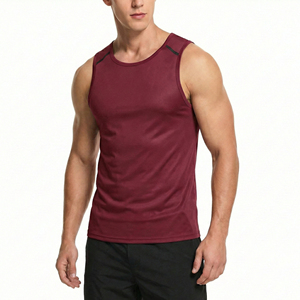 Plain Blank Wholesale Custom Own Brand All Season Men's Tank <b>Tops</b> Gym Workout Sports Fitness Soft Spandex Polyester Tank <b>Tops</b> - Product Image 4