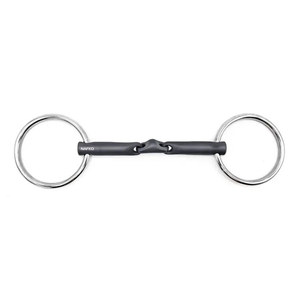 Bridon à anneau lâche en titane de qualité supérieure pour l'entraînement professionnel à l'équitation, avec accessoires équestres - Product Image 1