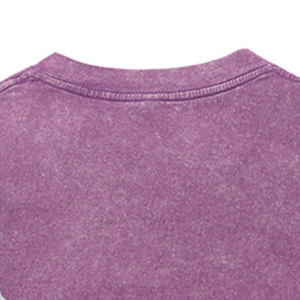 Camiseta de Mujer al por Mayor Personalizada, Estilo Urbano, de Alta Calidad, con Efecto Desgastado y Lavado Ácido - Product Image 2