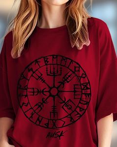 T-shirt pour femmes en coton 100 %, coupe ample, épaules tombantes, de haute qualité, poids lourd - Product Image 2