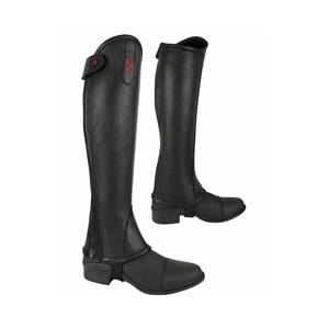 Polainas de cuero para equitación, protección ecuestre para las piernas, polainas de media pierna para montar a caballo - Product Image 1