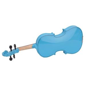 Sky Blue 4/4 Acoustic Violin Case with Bow Rosin Essential Accessories for Your Instrument - Product Image 5