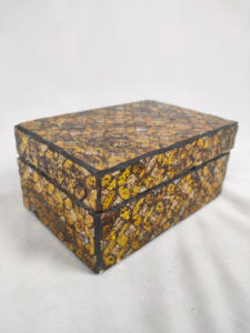 Boîte à bijoux en incrustation de mosaïque de verre artisanale belles couleurs pour cadeaux et souvenirs en gros - Product Image 5