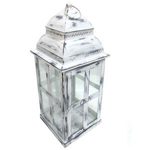 Grande lanterne décorative en métal pour la maison, le salon et les tables de mariage, éclairage de sol. - Product Image 6