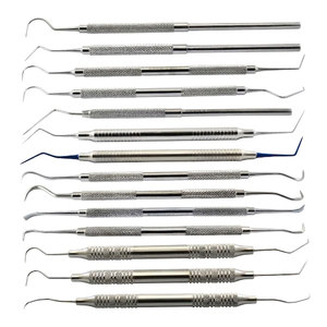 ชุดเครื่องมือผ่าตัดทางทันตกรรมมืออาชีพ 14 ชิ้น สำหรับตรวจวินิจฉัยหินปูน ขูดหินปูน กำจัดคราบพลัค โรคปริทันต์ และโรคเอ็นโดดอนต์ - Product Image 5