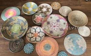 งานตกแต่งผนังงานหัตถกรรมจากหญ้าทะเลงานหัตถกรรมการออกแบบของประเทศฝรั่งเศสโดย Kingcrafet ตกแต่งผนังบ้าน - Product Image 6