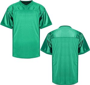 Wholesale Men Blank <b>Plain</b> <b>Football</b> <b>Jersey</b> Practice Team Sports Uniform Hip Pop Hipster Short Sleeve Mesh Pullover <b>Jersey</b> Shirts - Product Image 3