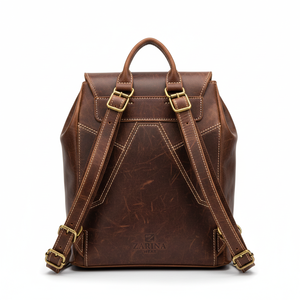 Custom ODM Genuine Leather Waterproof Business <b>Backpack</b> Crazy Horse Design Vintage Style Decoration Factory Price Bags - Product Image 5