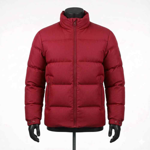 Veste matelassée d'hiver pour homme, personnalisée, de haute qualité, imprimée sur le devant, design à capuche, respirante, tissu PU écologique, service OEM - Product Image 1