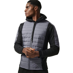 Chaqueta de Invierno Acolchada con Capucha, Talla Grande, Personalizada OEM, para Hombre, Estilo Urbano, Sin Mangas, Impermeable y Resistente al Viento - Product Image 1