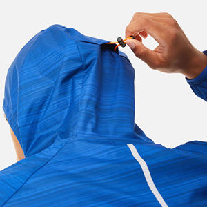Ensemble de survêtement bleu pour homme, best-seller, avec veste coupe-vent à capuche et fermeture éclair intégrale et pantalon de jogging, vêtements de sport d'extérieur - Product Image 2